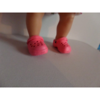 Crocs rose voor 32 en 36 cm pop